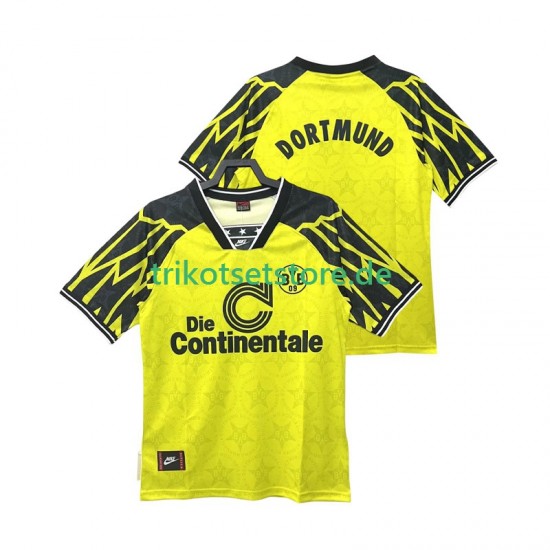 Borussia Dortmund Retro 1994 1995 Herren Trikot Heim Kurzarm