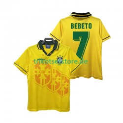 Brasilien BEBETO 7 Retro 1994 Herren Trikot Heim Kurzarm