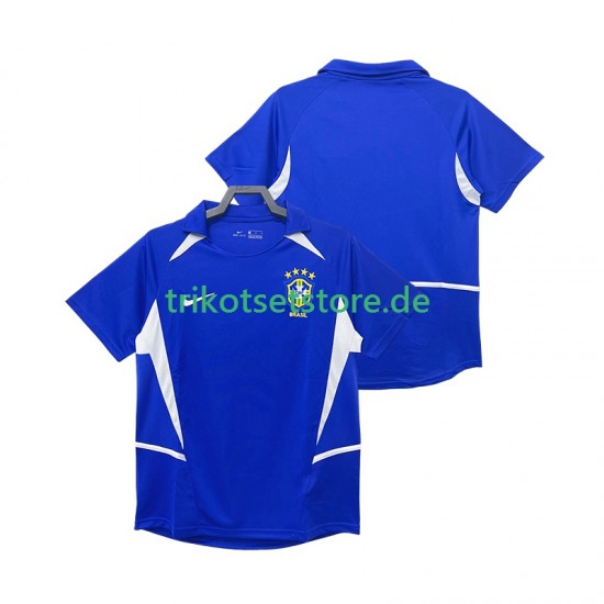Brasilien Retro 2002 Herren Trikot Auswärts Kurzarm