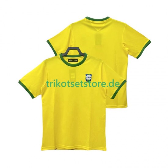 Brasilien Retro 1970 Herren Trikot Heim Kurzarm