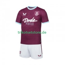 Burnley 2025-2026 Kinder Trikotset Heim Kurzarm