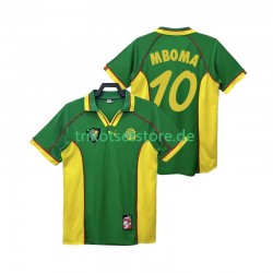 Kamerun MBOBA 10 Retro 1998 Herren Trikot Heim Kurzarm