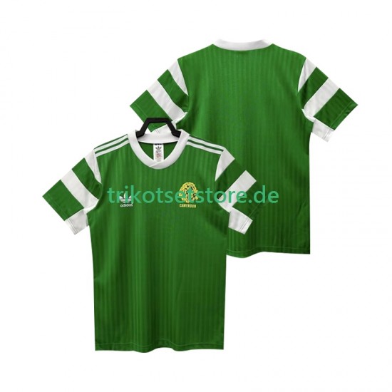 Kamerun Retro 1990 Herren Trikot Heim Kurzarm