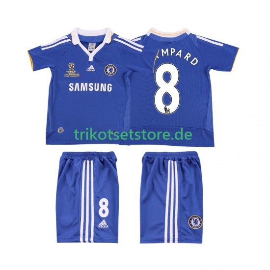 Chelsea LAMPARD 8 Retro 2007 2008 Kinder Trikotset Heim Kurzarm