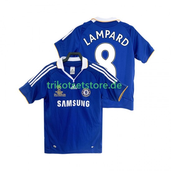 Chelsea LAMPARD 8 Retro 2007 2008 Herren Trikot Heim Kurzarm