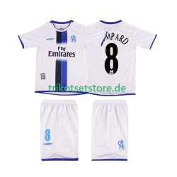 Chelsea LOMPARD 8 Retro 2003 2004 Kinder Trikotset Auswärts Kurzarm