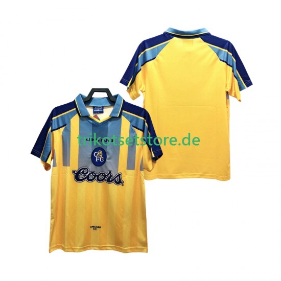Chelsea Retro 1995 1997 Herren Trikot Auswärts Kurzarm