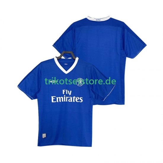 Chelsea Retro 2003 2005 Herren Trikot Heim Kurzarm