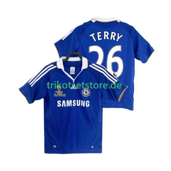 Chelsea TERRY 26 Retro 2007 2008 Herren Trikot Heim Kurzarm