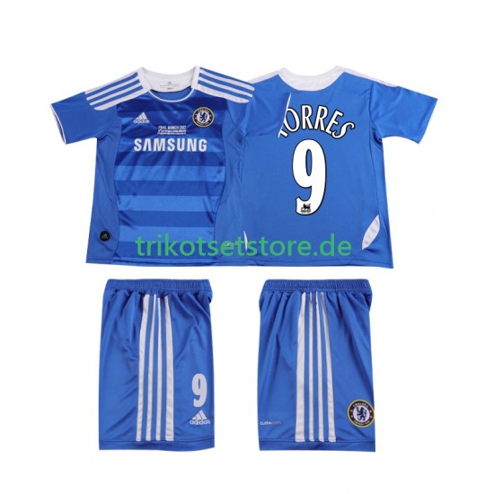 Chelsea Torres 9 Retro 2011 2012 Kinder Trikotset Heim Kurzarm