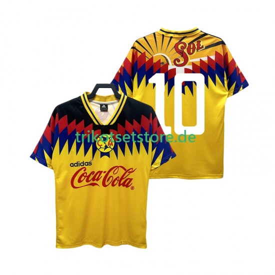 Club América 10 Retro 1995 Herren Trikot Heim Kurzarm