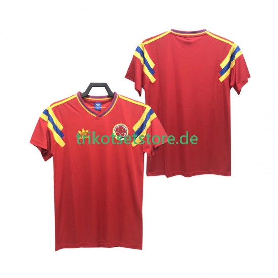 Kolumbien Retro 1990 Herren Trikot Auswärts Kurzarm