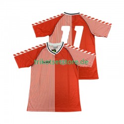Dänemark 11 Retro 1986 Herren Trikot Heim Kurzarm