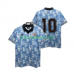England 10 Retro 1990 Herren Trikot Ausweich Kurzarm