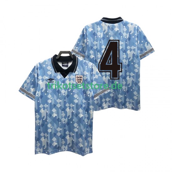 England 4 Retro 1990 Herren Trikot Ausweich Kurzarm