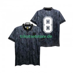 England 8 Retro 1990 Herren Trikot Auswärts Kurzarm