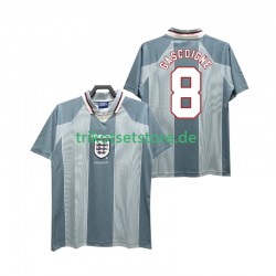 England CASCOIGNE 8 Retro 1996 Herren Trikot Auswärts Kurzarm