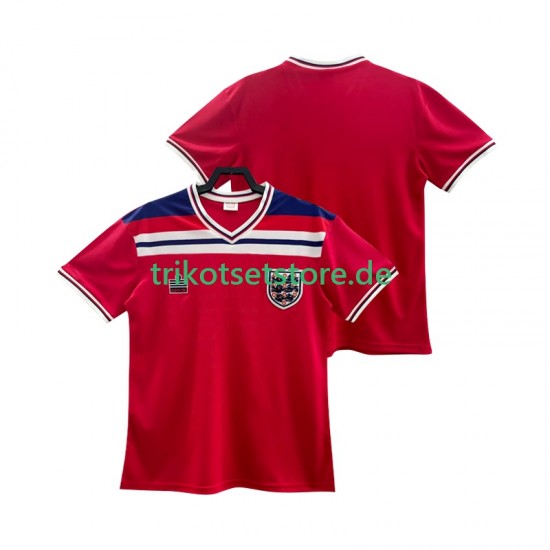England Retro 1982 Herren Trikot Auswärts Kurzarm