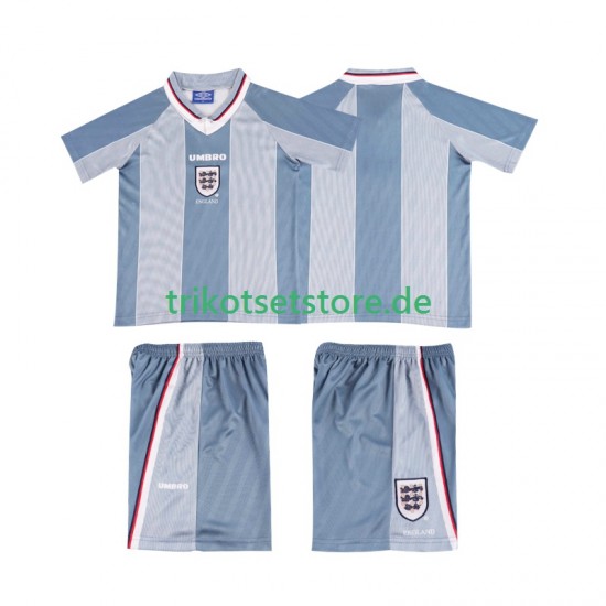 England Retro 1996 Kinder Trikotset Auswärts Kurzarm