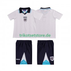 England Retro 1996 Kinder Trikotset Heim Kurzarm
