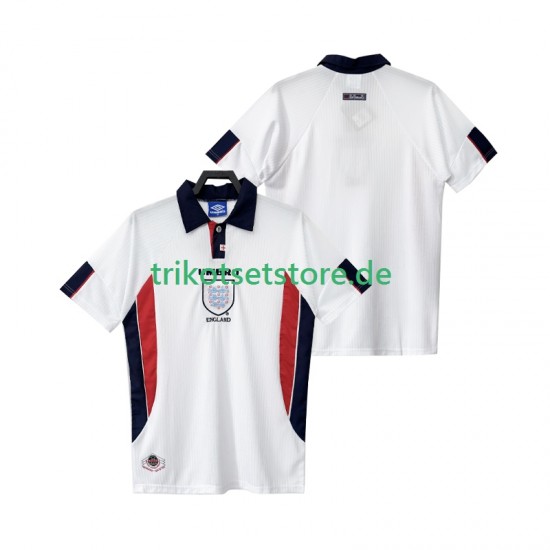 England Retro 1998 Herren Trikot Heim Kurzarm