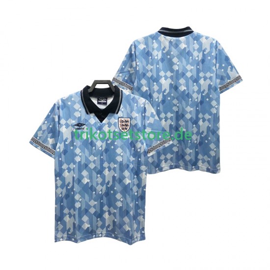 England Retro 1990 Herren Trikot Ausweich Kurzarm