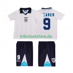 England SHEARER 9 Retro 1996 Kinder Trikotset Heim Kurzarm
