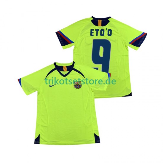 FC Barcelona ETOO 9 Retro 2005 2006 Herren Trikot Auswärts Kurzarm