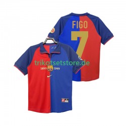 FC Barcelona FIGO 7 Retro 1990 2000 Herren Trikot Heim Kurzarm