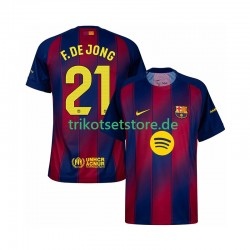 FC Barcelona Frenkie de Jong 21 2025-2026 Herren Trikot Heim Kurzarm
