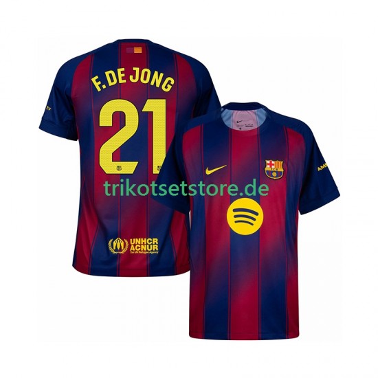 FC Barcelona Frenkie de Jong 21 2025-2026 Herren Trikot Heim Kurzarm