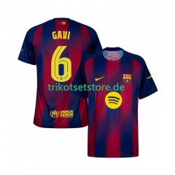 FC Barcelona Gavi 6 Champions League 2025-2026 Herren Trikot Heim Kurzarm