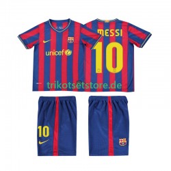FC Barcelona Lionel Messi 10 Retro 2009 2010 Kinder Trikotset Heim Kurzarm