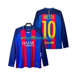 FC Barcelona Lionel Messi 10 Retro 2016 2017 Herren Trikot Heim Langarm