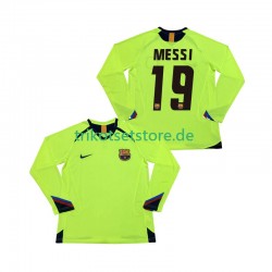 FC Barcelona Lionel Messi 19 Retro 2005 2006 Herren Trikot Auswärts Langarm