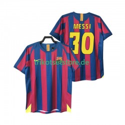 FC Barcelona Lionel Messi 30 Retro 2005 2006 Herren Trikot Heim Kurzarm