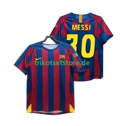 FC Barcelona Lionel Messi 30 Retro Champions League 2005 2006 Herren Trikot Heim Kurzarm