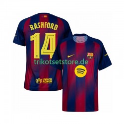 FC Barcelona Marcus Rashford 14 Champions League 2025-2026 Herren Trikot Heim Kurzarm