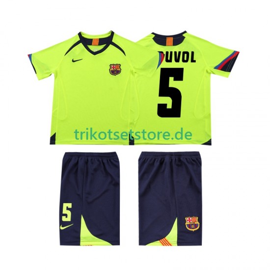 FC Barcelona PUVDL 5 Retro 2005 2006 Kinder Trikotset Auswärts Kurzarm