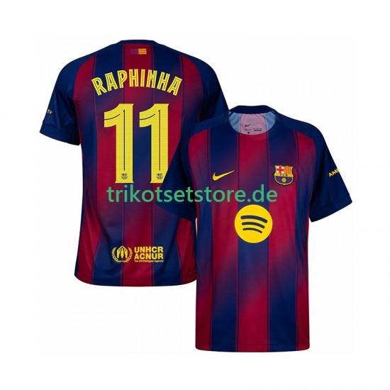 FC Barcelona Raphinha 11 Champions League 2025-2026 Herren Trikot Heim Kurzarm