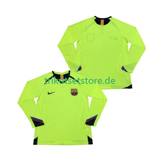FC Barcelona Retro 2005 2006 Herren Trikot Auswärts Langarm