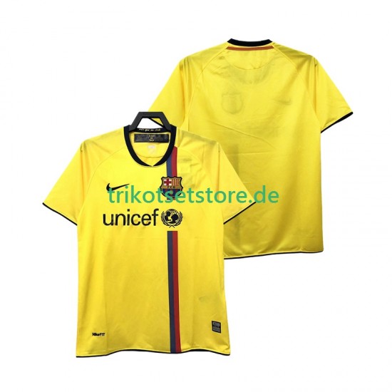FC Barcelona Retro 2008 2009 Herren Trikot Auswärts Kurzarm