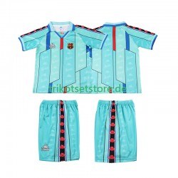 FC Barcelona Retro 1996 1997 Kinder Trikotset Auswärts Kurzarm