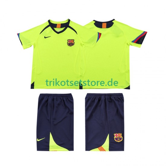 FC Barcelona Retro 2005 2006 Kinder Trikotset Auswärts Kurzarm