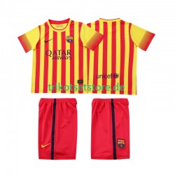 FC Barcelona Retro 2013 2014 Kinder Trikotset Auswärts Kurzarm