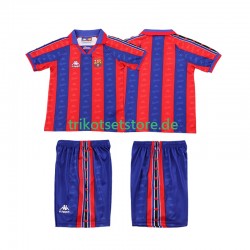 FC Barcelona Retro 1996 1997 Kinder Trikotset Heim Kurzarm