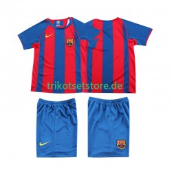 FC Barcelona Retro 2004 2005 Kinder Trikotset Heim Kurzarm