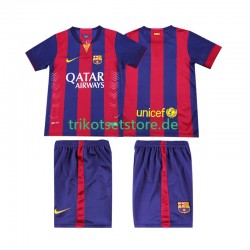 FC Barcelona Retro 2014 2015 Kinder Trikotset Heim Kurzarm