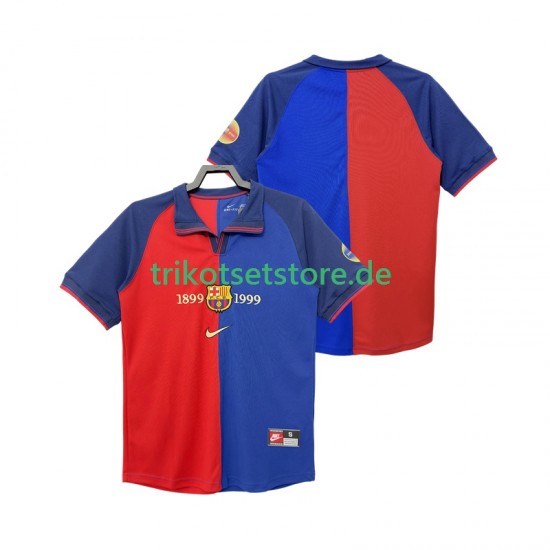 FC Barcelona Retro 1990 2000 Herren Trikot Heim Kurzarm
