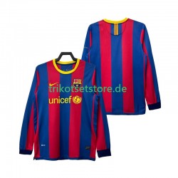FC Barcelona Retro 2010 2011 Herren Trikot Heim Langarm